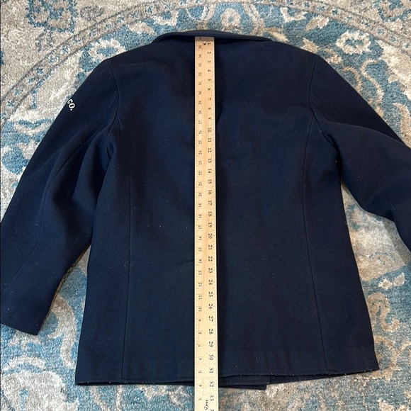 Ralph Lauren Dark Blue Navy Pea Coat - Picture 7 of 7